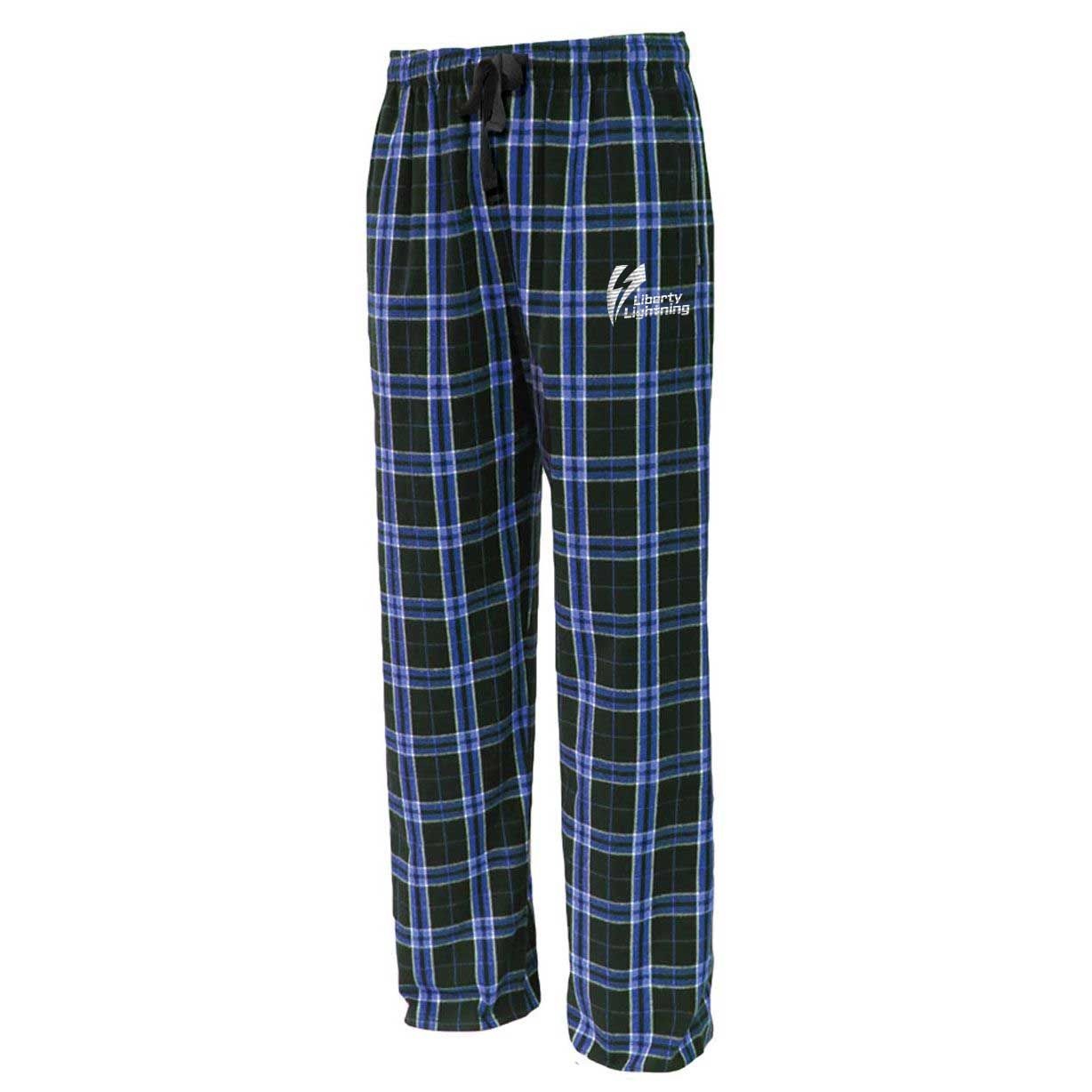 Unisex Flannel Pants- Buffalo/Royal, White/Royal, Black/Royal