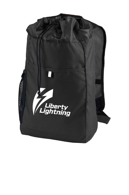 Port Authority Hybrid Backpack- Black, Royal