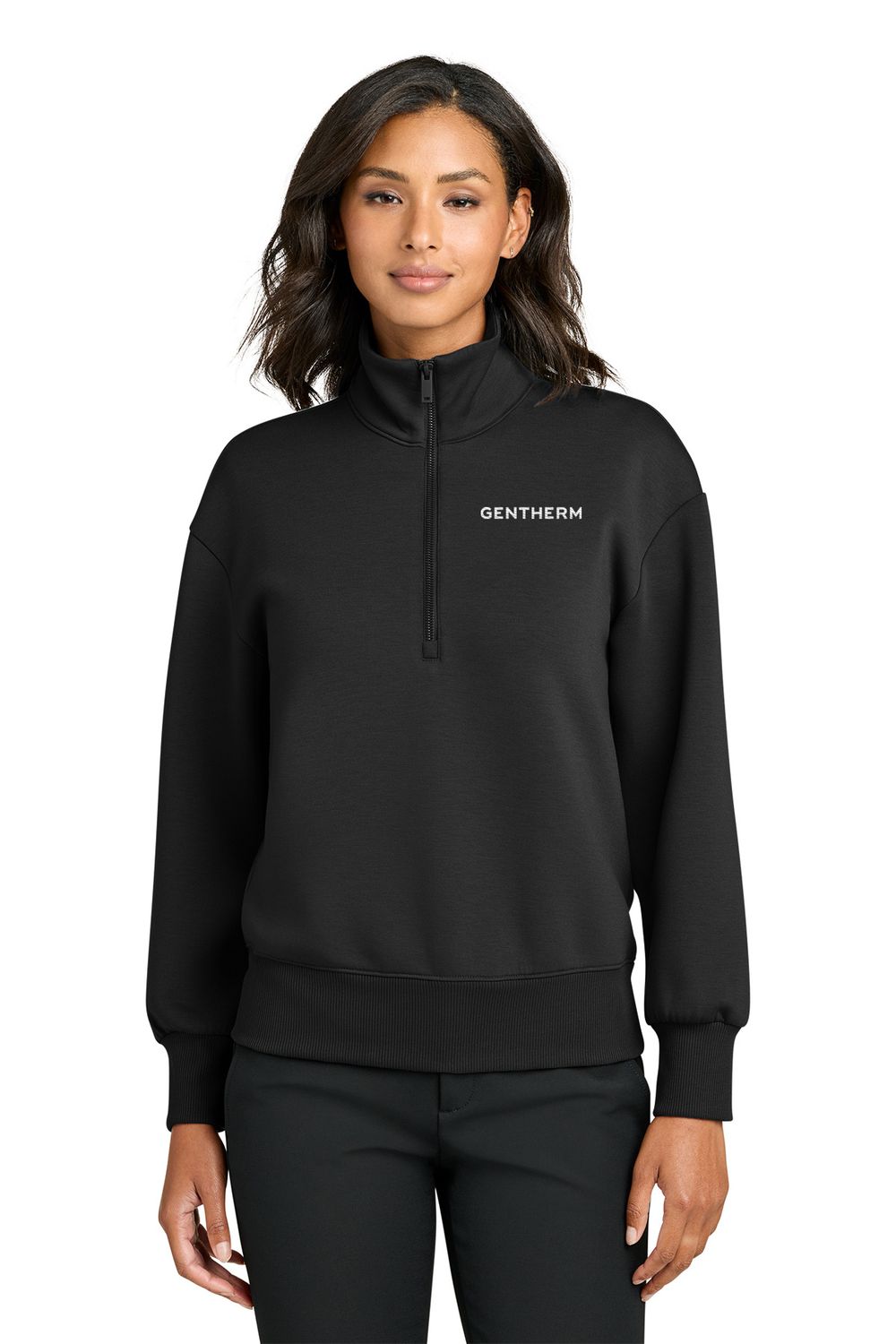 NEW Mercer+Mettle Women’s Soft Spacer 1/4-Zip- Black, Storm Grey, Silver Pine, Warm Quartz