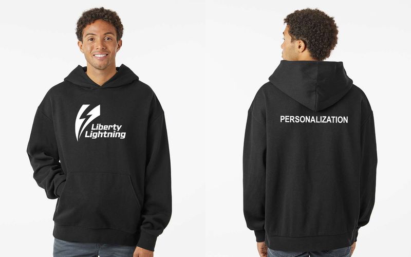 Unisex Avenue Hooded Sweatshirt - Black