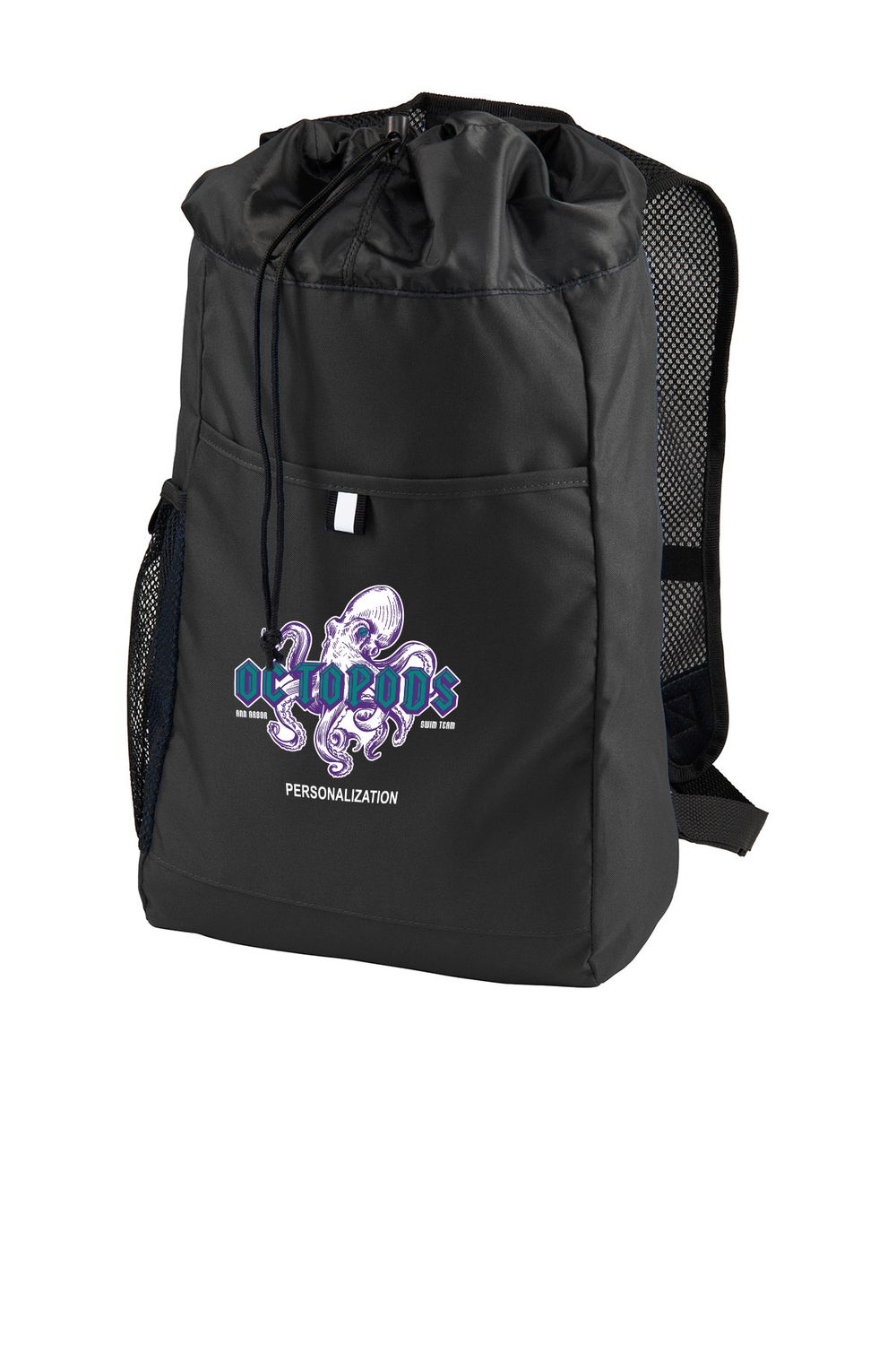 Port Authority Hybrid Backpack- Black, Charcoal