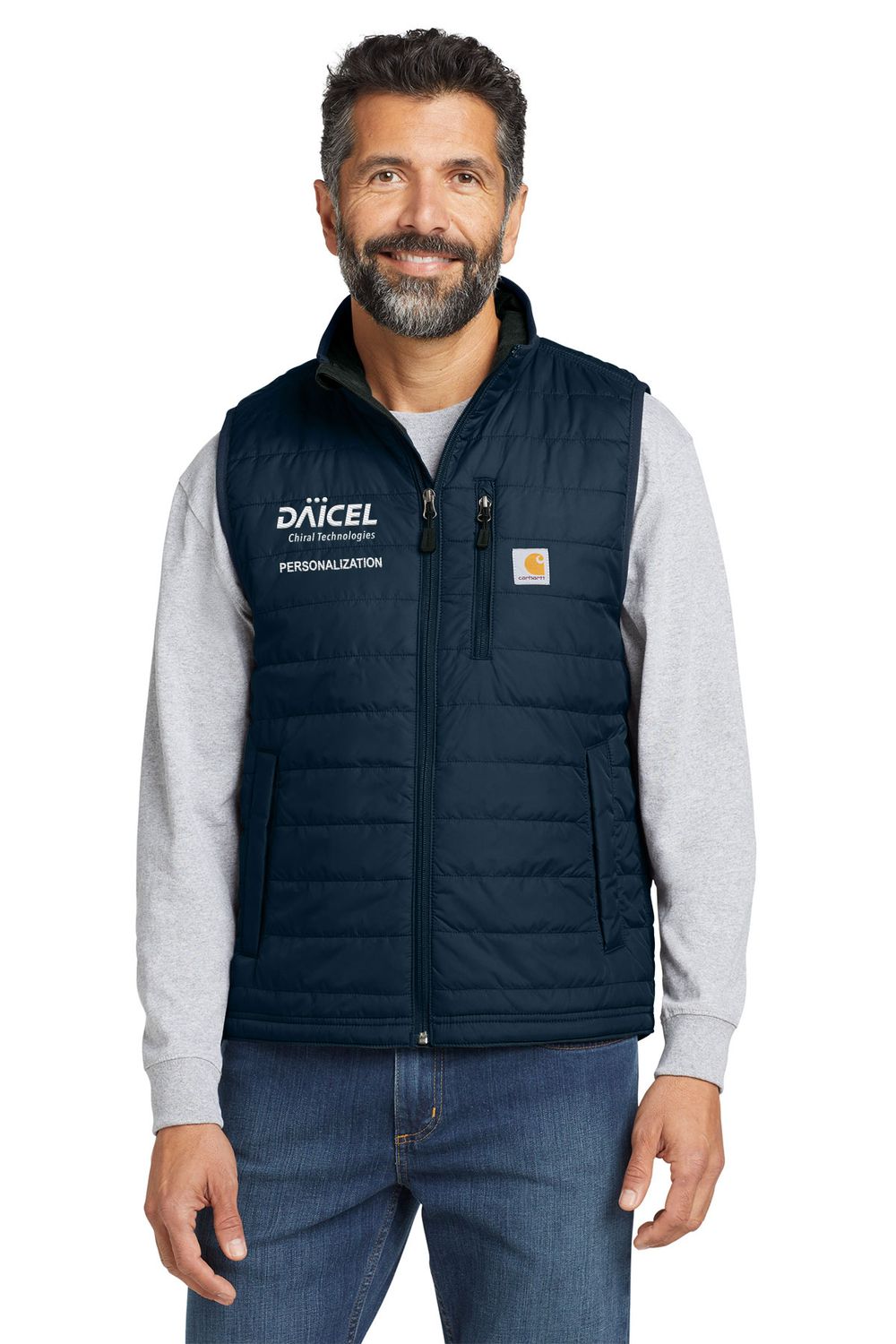 Unisex Carhartt Gilliam Vest - Navy, Shadow Grey Unisex Carhartt Gilliam Vest - Navy, Shadow Grey