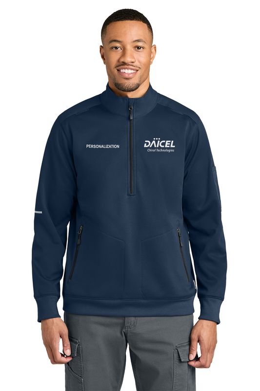 Carhartt 1/2-Zip Mid-Layer- Navy, Pewter