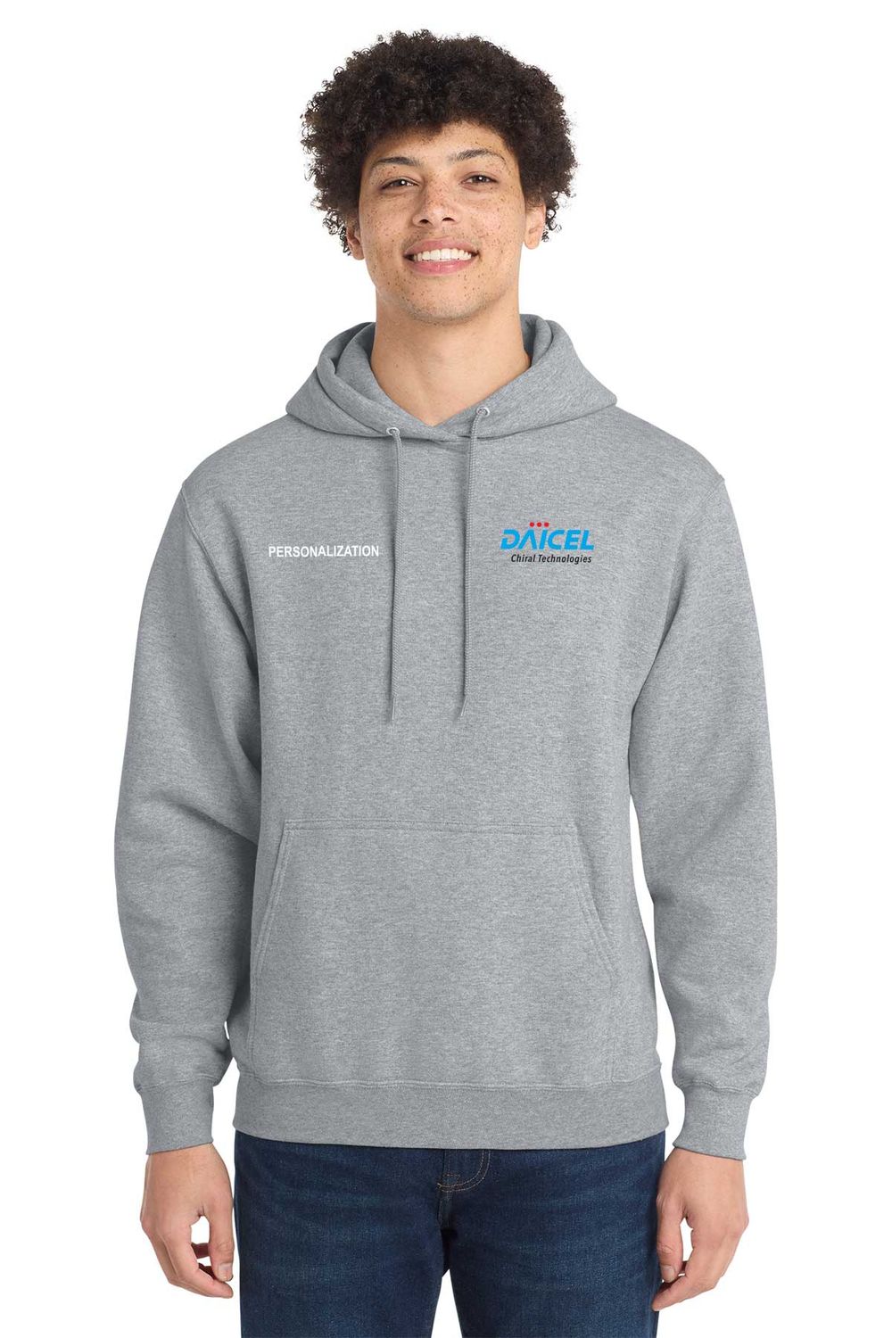Unisex Fleece Pullover Hooded Sweatshirt (Extended sizes available) -Navy, Grey