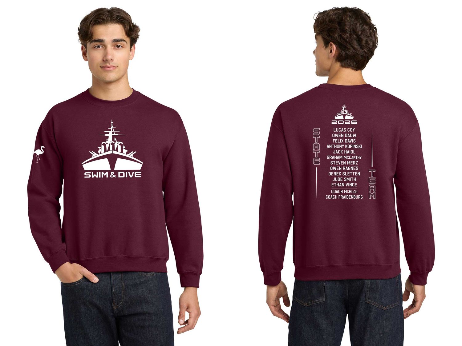Gildan Heavy Blend Crewneck Sweatshirt- Maroon Gildan Heavy Blend Crewneck Sweatshirt- Maroon