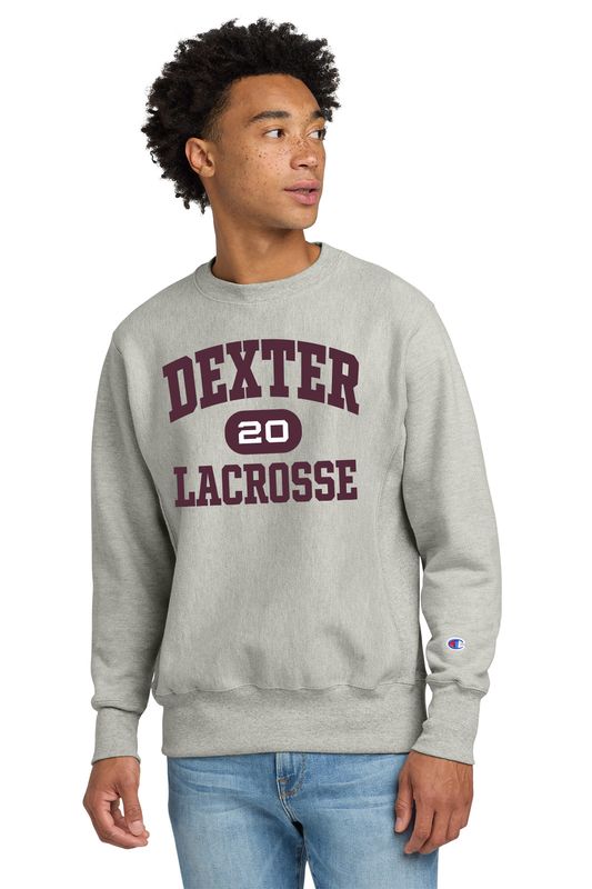 [TEAM GEAR] Champion Reverse Weave Heavyweight Crewneck Sweatshirt - Light Grey