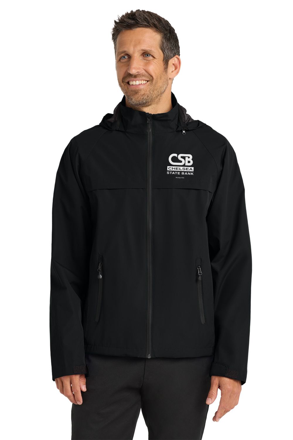 NEW Adult Torrent Waterproof Jacket- Black, Dark Grey Heather