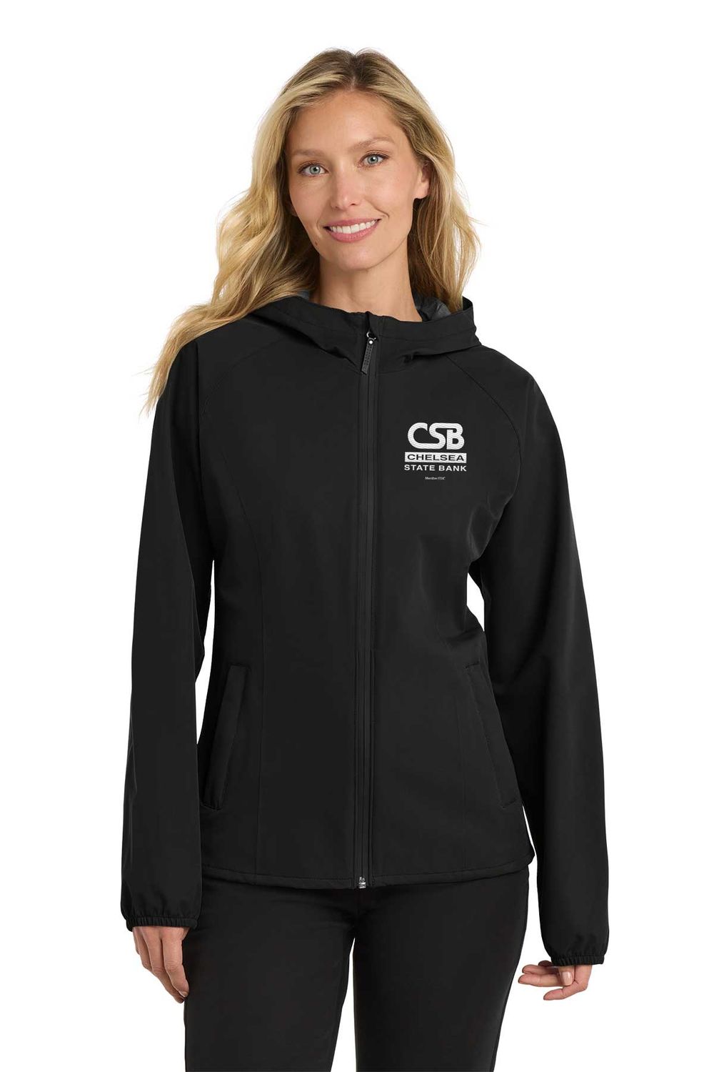 NEW Women's Rain Jacket - Black, Graphite NEW Women's Rain Jacket - Black, Graphite