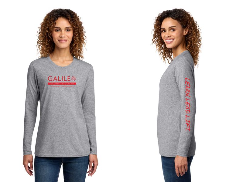 NEW Ladies Long Sleeve Core Cotton Tee - Black, Athletic Heather NEW Ladies Long Sleeve Core Cotton Tee - Black, Athletic Heather