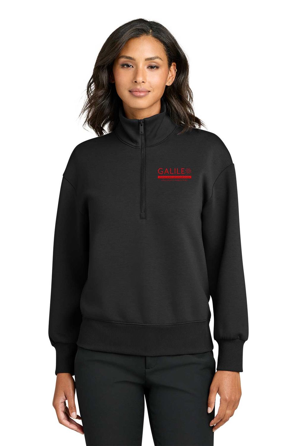 NEW Mercer+Mettle Women’s Soft Spacer 1/4-Zip- Black, Storm Grey NEW Mercer+Mettle Women’s Soft Spacer 1/4-Zip- Black, Storm Grey