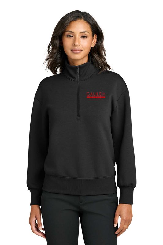 NEW Mercer+Mettle Women’s Soft Spacer 1/4-Zip- Black, Storm Grey NEW Mercer+Mettle Women’s Soft Spacer 1/4-Zip- Black, Storm Grey