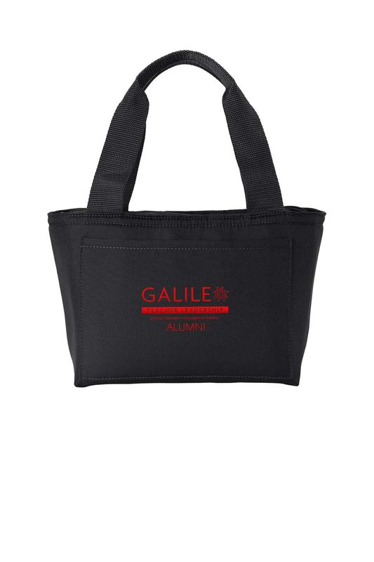 NEW Port Authority Insulated Lunch Tote- Black, Grey