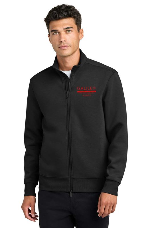 NEW Mercer+Mettle Soft Spacer Full-Zip- Black, Storm Grey