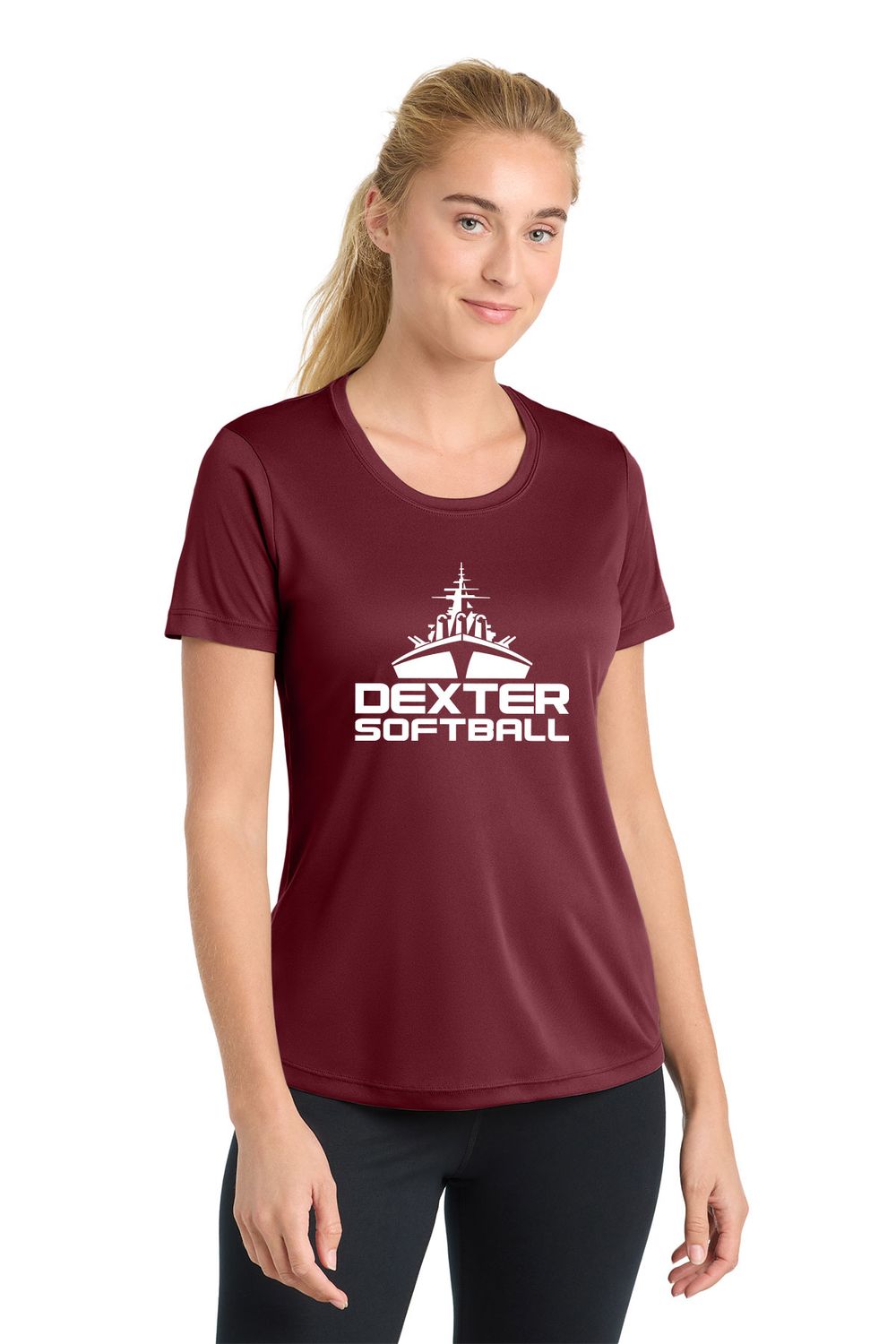 [REQUIRED TEAM GEAR] Women's Short Sleeve Performance Tee - Maroon