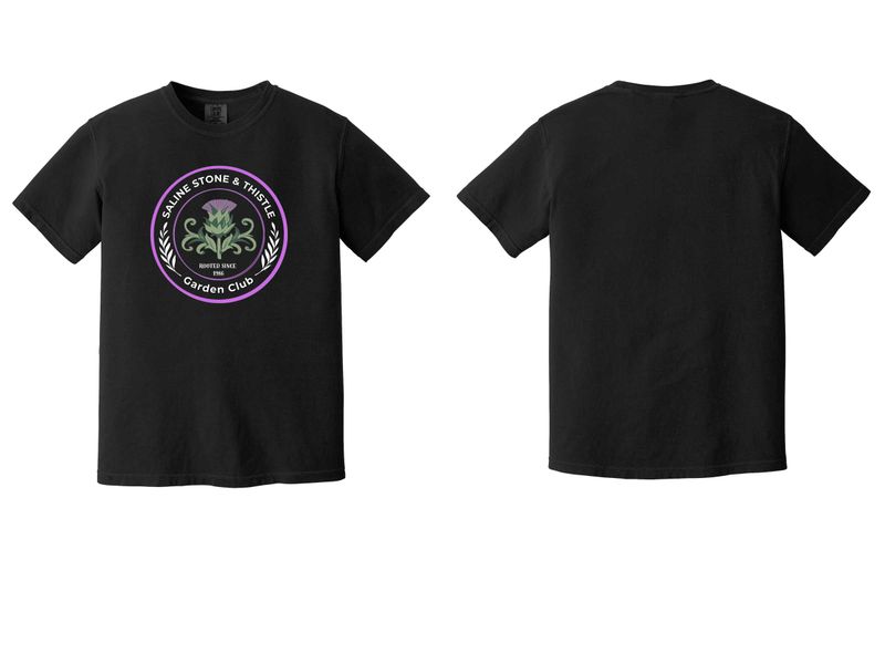 Comfort Colors Heavyweight Ring Spun Tee - Orchid, Black, Yellow