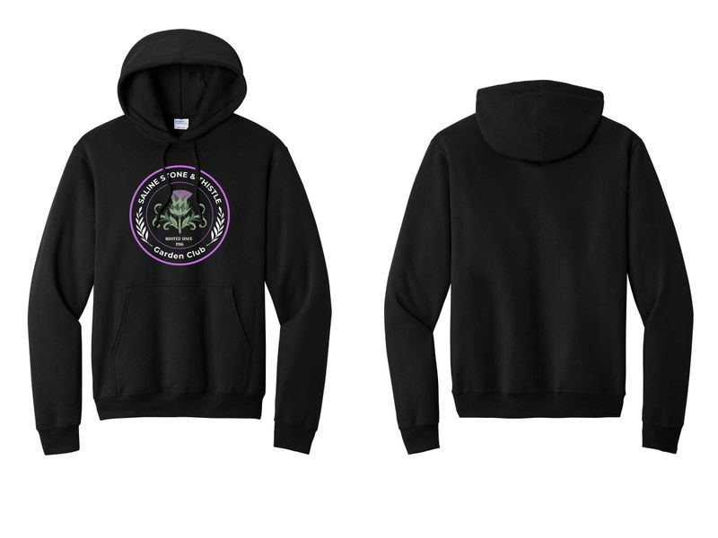 Port & Co Unisex Fleece Pullover Hooded Sweatshirt -Lavender, Black, Yellow