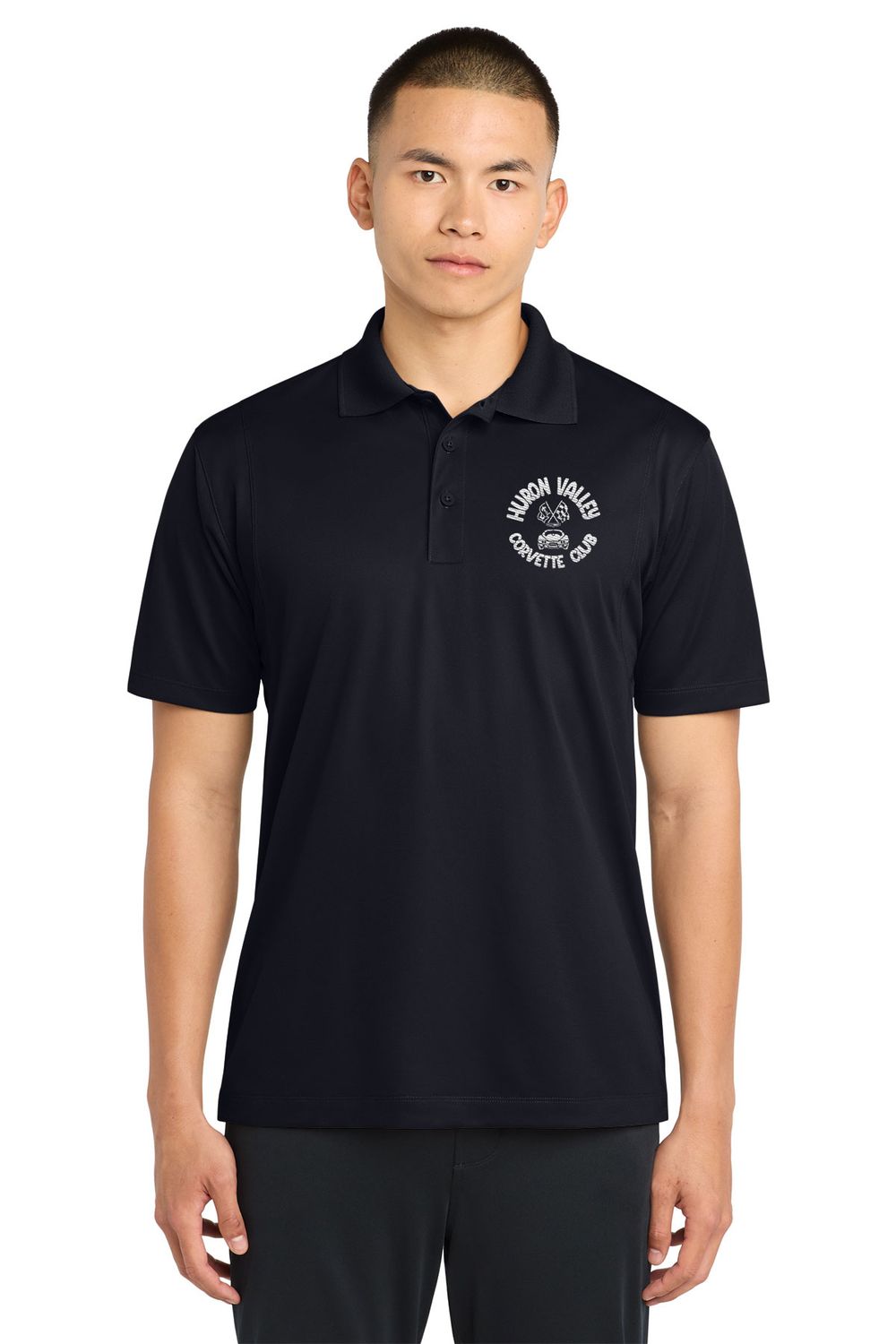 Men's Short Sleeve Polo- Navy, Black, True Red, White, Grey Men's Short Sleeve Polo- Navy, Black, True Red, White, Grey