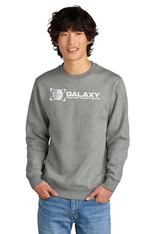 District Perfect Weight Fleece Crew- Black, Steel Grey, Steel Blue, Latte, Navy