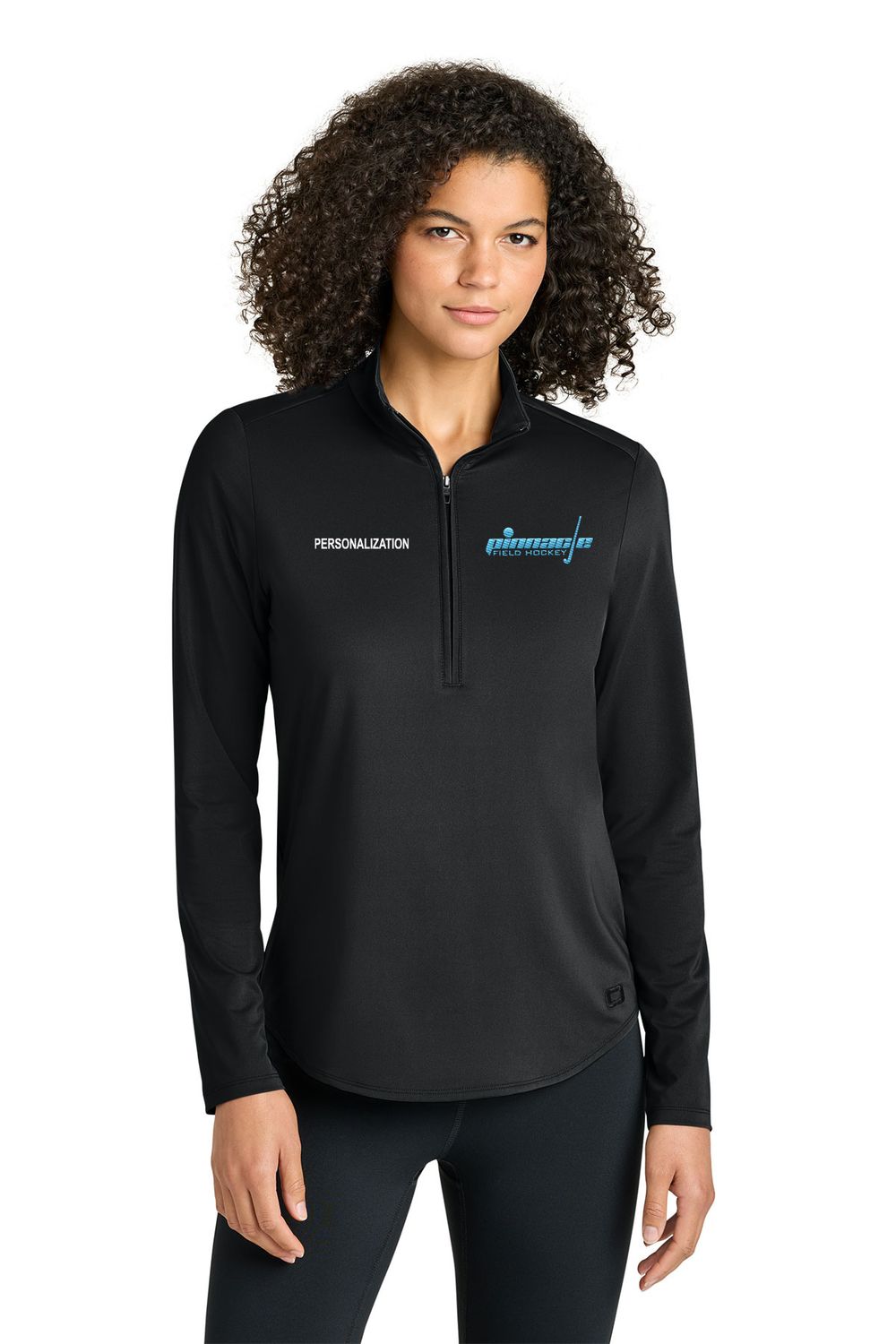 OGIO Women’s Regain 1/2-Zip- Black