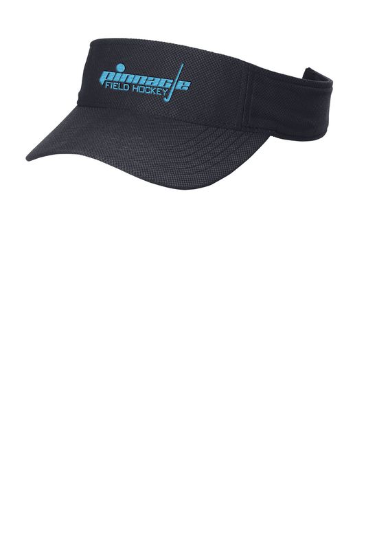 Sport Tek Visor- Graphite, White, Black