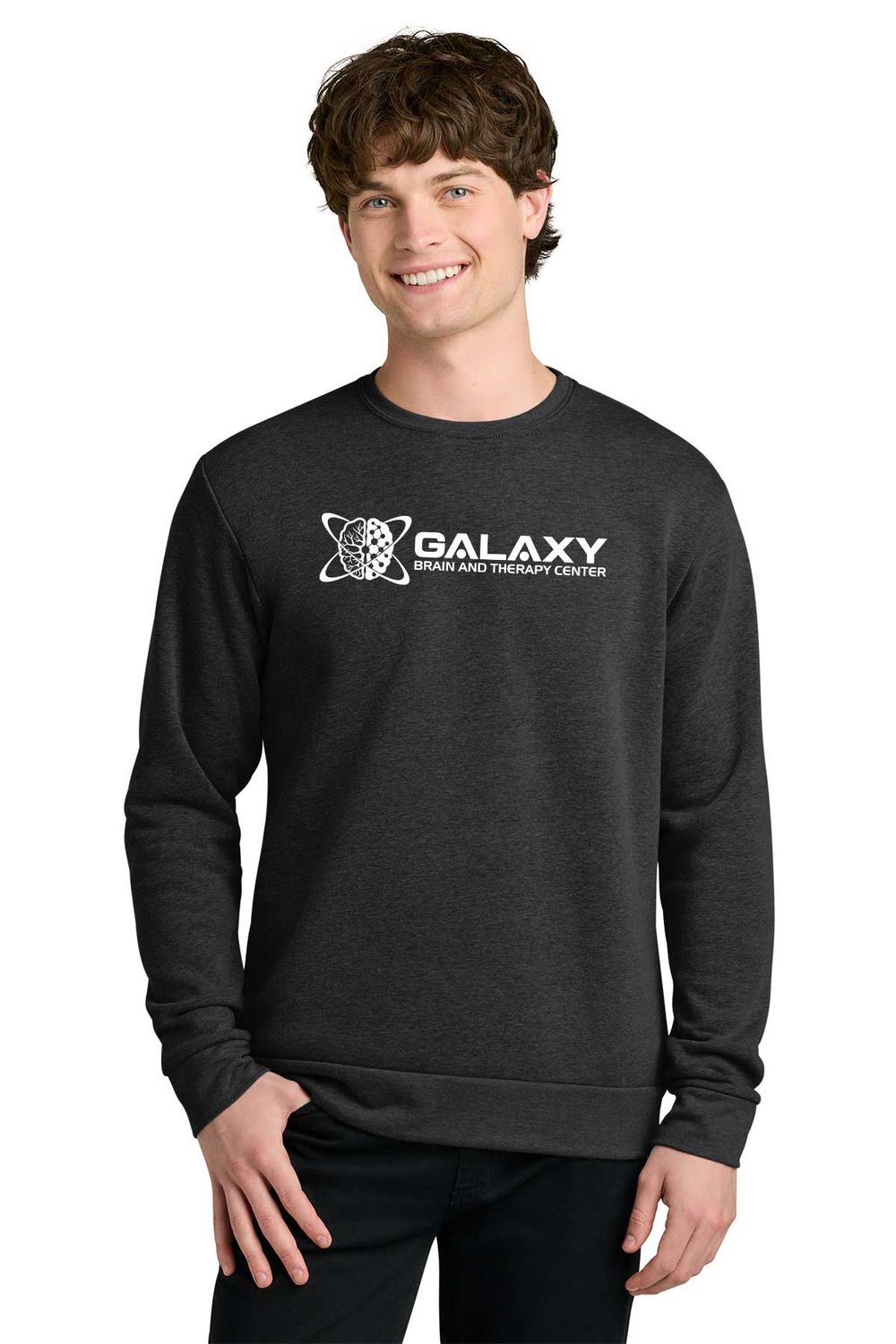 Next Level Apparel Adult Malibu Crewneck Sweatshirt- Black, Heather Grey, Navy