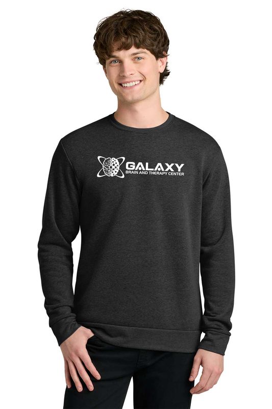 Next Level Apparel Adult Malibu Crewneck Sweatshirt- Black, Heather Grey, Navy