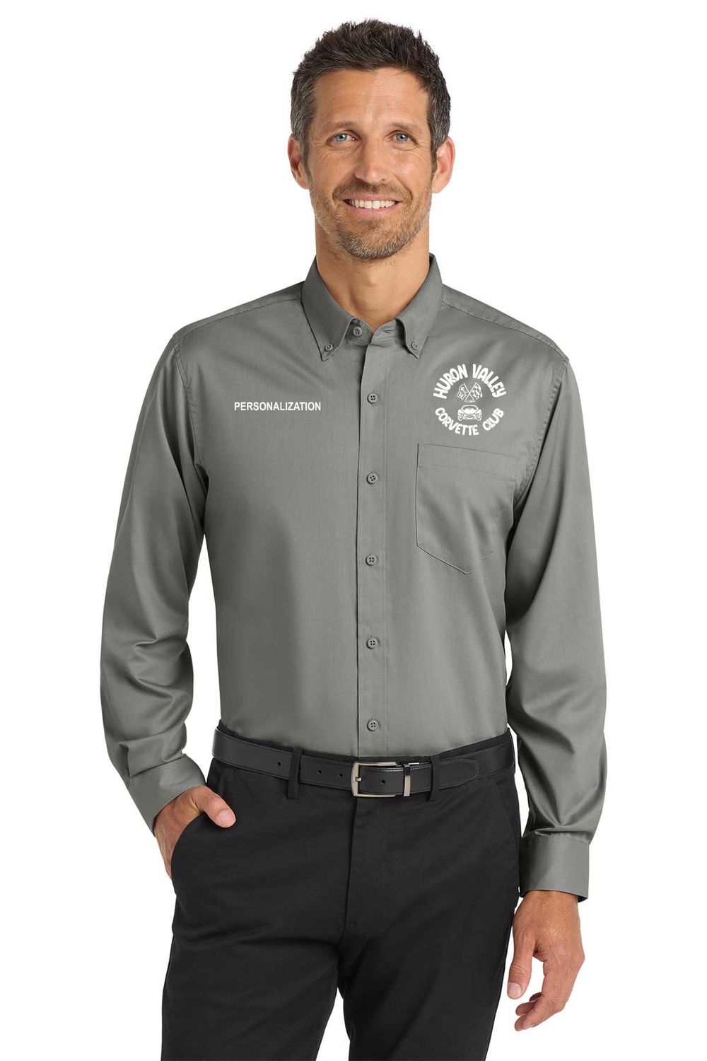 Superpro Twill Long Sleeve Shirts- Black, White, Sterling Grey, Monument Grey, Navy, Red