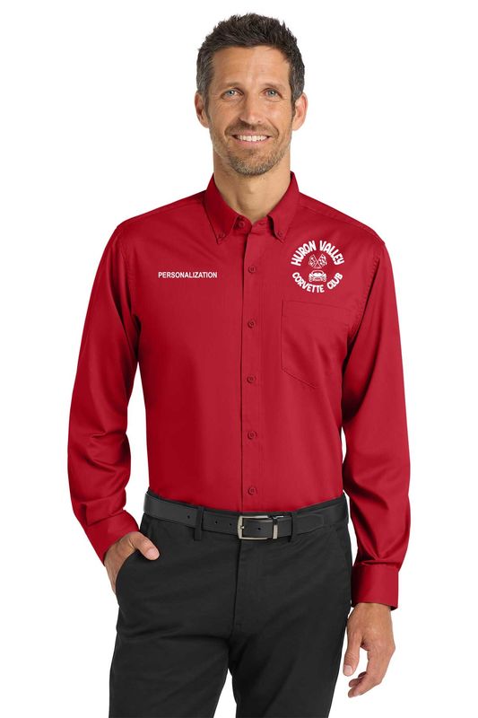 Superpro Twill Long Sleeve Shirts- Black, White, Sterling Grey, Monument Grey, Navy, Red