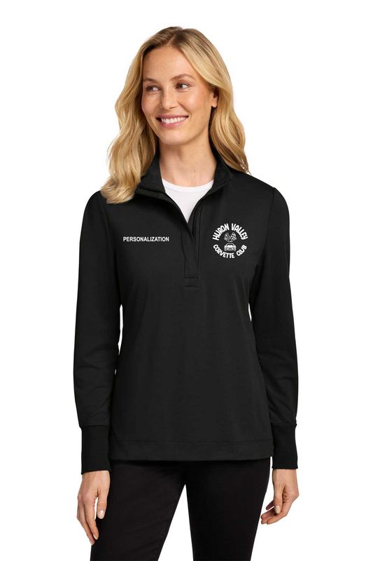 Port Authority Women's Fairway Stretch 1/4-Zip- Black, Navy, Grey