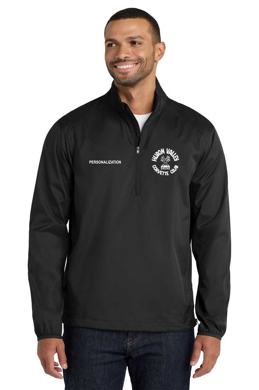 Port Authority Zephyr 1/2-Zip Pullover- Black, Grey Steel, Navy