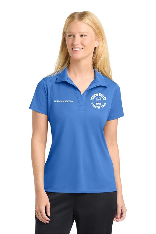 Sport Tek Women's Short Sleeve Polo-Black, True Red, Navy, Grey Concrete, White, Blue Lake