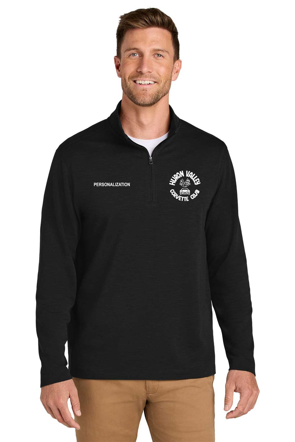 Port Authority Breakwater 1/4-Zip Pullover-Black, Blue, Grey Port Authority Breakwater 1/4-Zip Pullover-Black, Blue, Grey