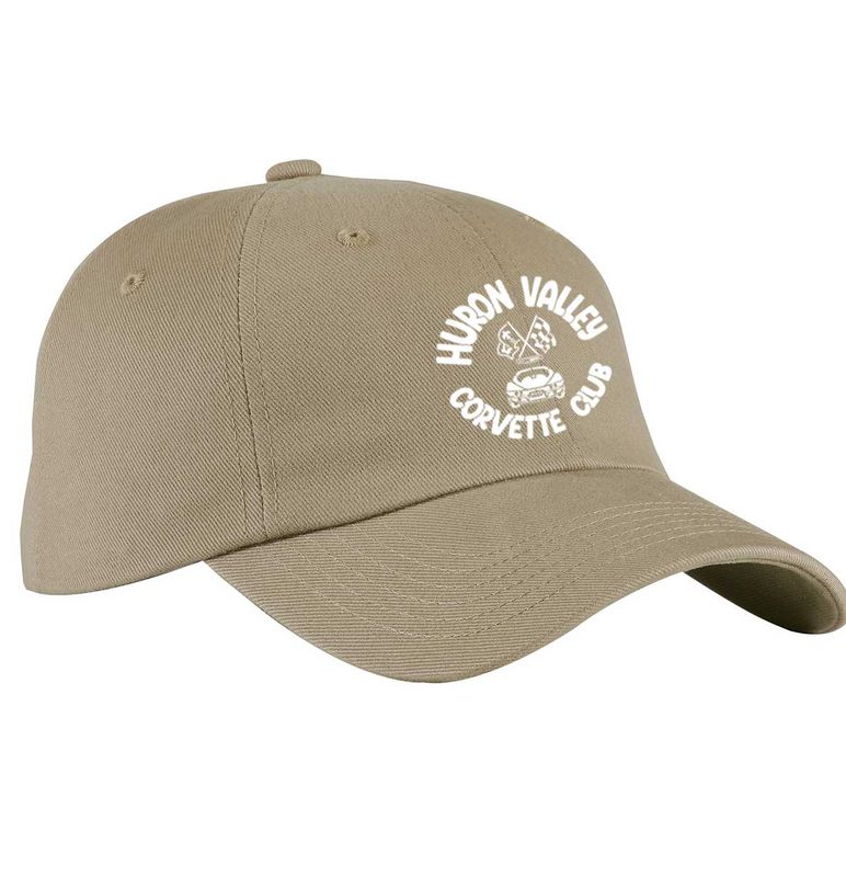 Brushed Twill Low Profile Cap - Black, Khaki, Navy, White