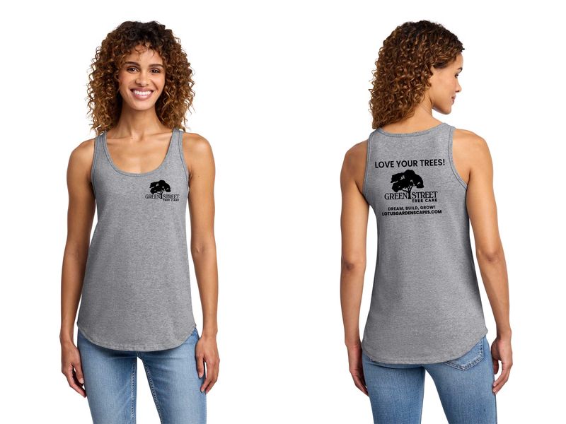Ladies Core Cotton Tank Top- Black, Charcoal, Athletic Heather