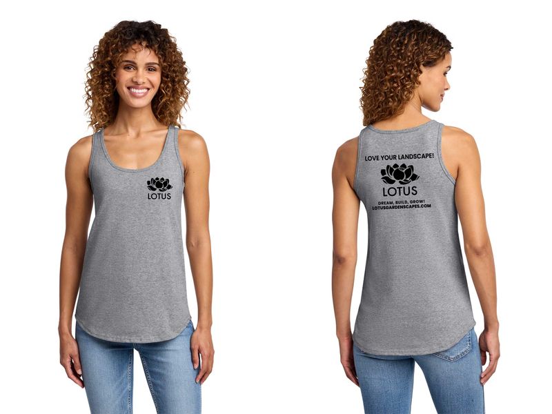 Ladies Core Cotton Tank Top- Black, Charcoal, Athletic Heather