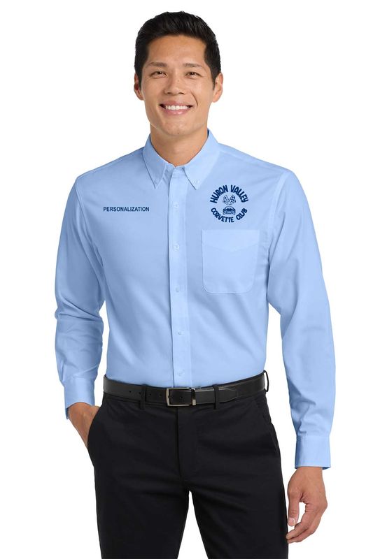 Port Authority Tall Long Sleeve Easy Care Shirt- Black, Light Blue, Red, White, Grey, Navy