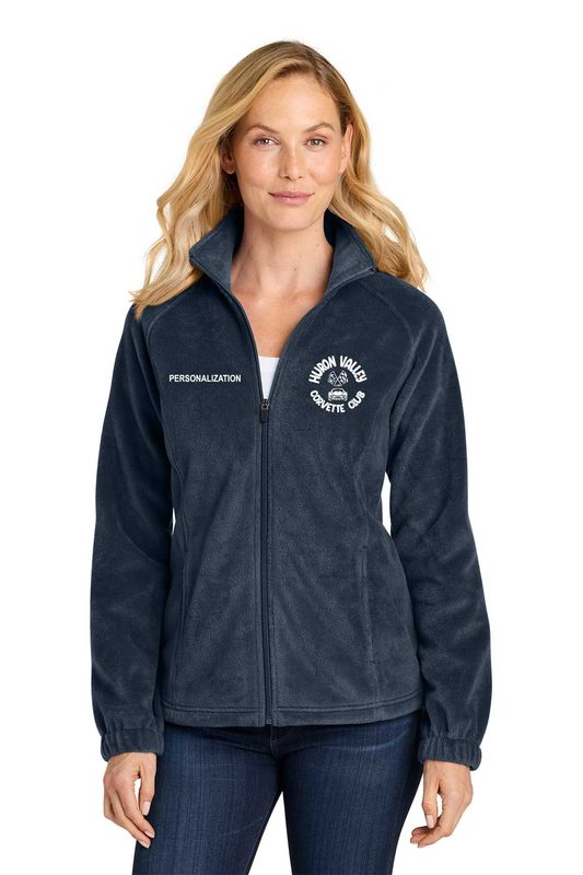 Port Authority Women’s Plush Fleece Full-Zip Jacket- Black, Navy, Red, Grey