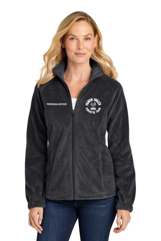 Port Authority Women’s Plush Fleece Full-Zip Jacket- Black, Navy, Red, Grey
