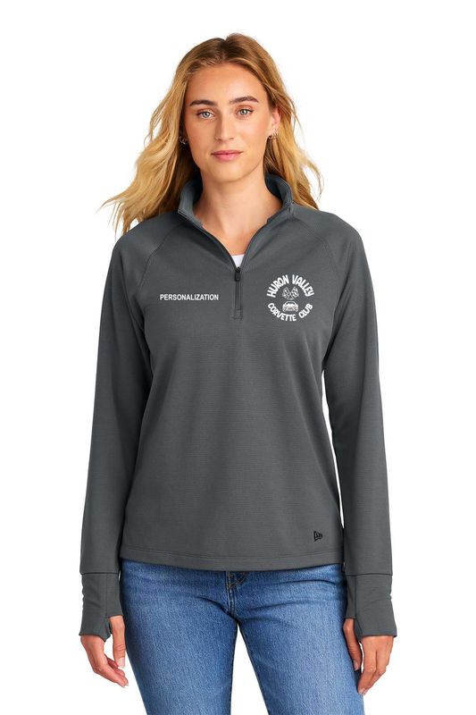 New Era Women’s Stand Out 1/4-Zip- Black, Graphite, Navy