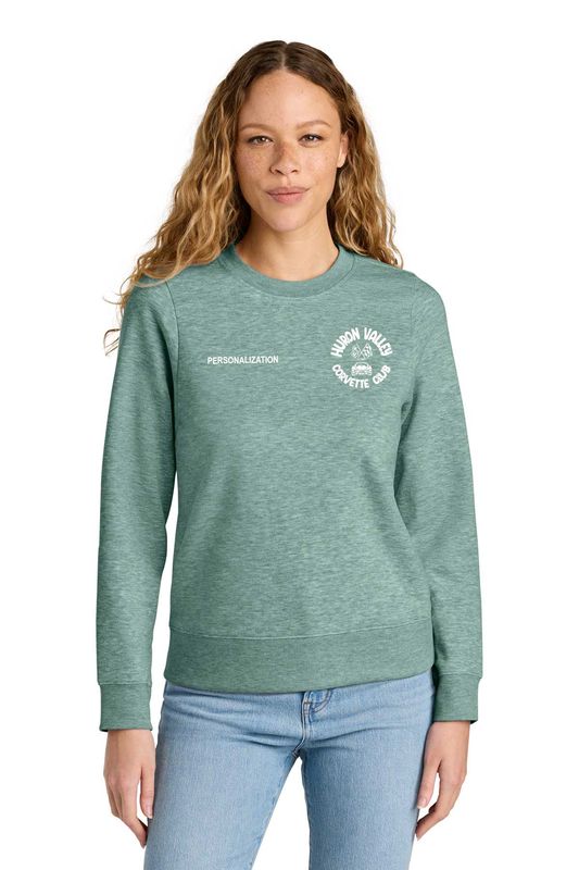 District Women’s V.I.T Fleece Crew - Black, Grey, Dusty Sage, Icelandic Purple