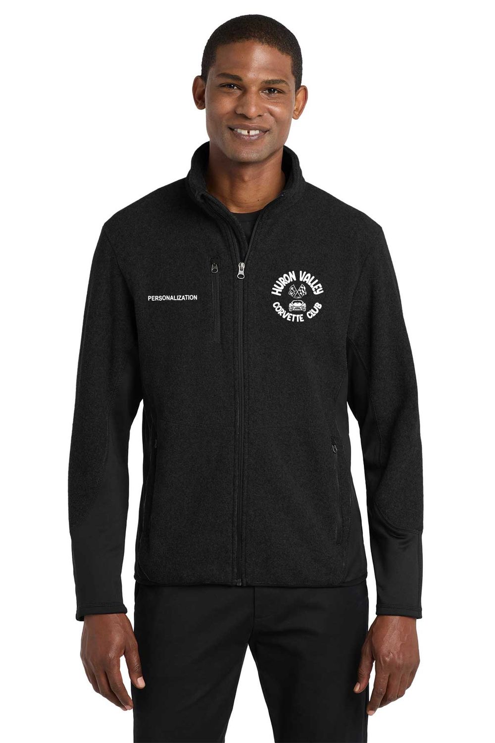Port Authority R-Tek Pro Fleece Full-Zip Jacket-Black, Charcoal, Navy
