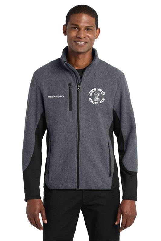 Port Authority R-Tek Pro Fleece Full-Zip Jacket-Black, Charcoal, Navy