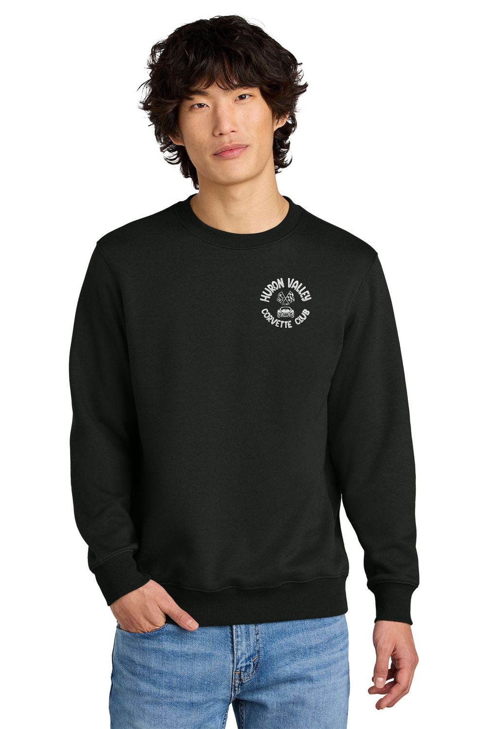 District Perfect Weight Fleece Crew- Black, Steel Grey, Steel Blue, Latte, Navy District Perfect Weight Fleece Crew- Black, Steel Grey, Steel Blue, Latte, Navy