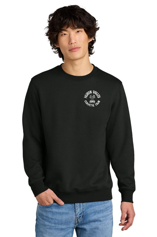 District Perfect Weight Fleece Crew- Black, Steel Grey, Steel Blue, Latte, Navy