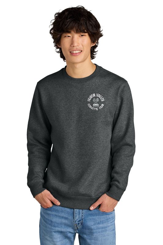 District Perfect Weight Fleece Crew- Black, Steel Grey, Steel Blue, Latte, Navy