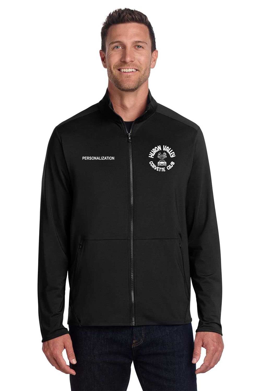 Unisex Accord Stretch Fleece Full Zip- Black, Pewter, Navy Unisex Accord Stretch Fleece Full Zip- Black, Pewter, Navy
