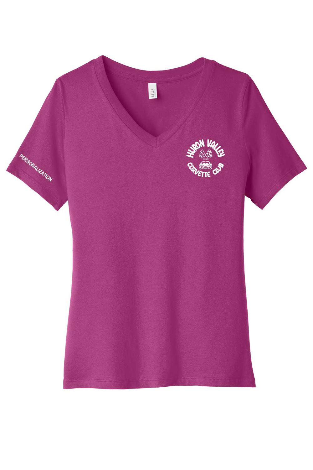 BELLA+CANVAS Women’s Relaxed Jersey Short Sleeve V-Neck Tee- Black, Berry, Pink, Navy, Red, White BELLA+CANVAS Women’s Relaxed Jersey Short Sleeve V-Neck Tee- Black, Berry, Pink, Navy, Red, White