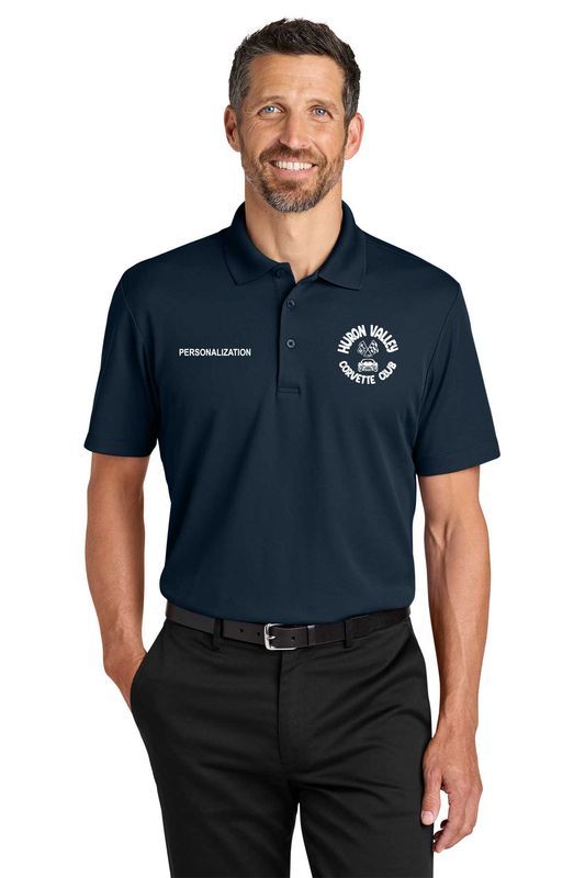 Port Authority Plaited Pique Polo-Black, Navy, Red, White, Strong Blue