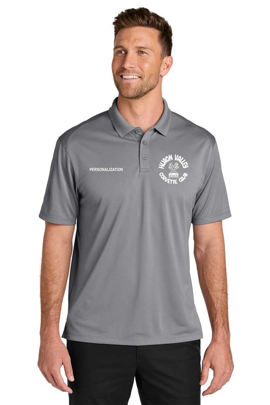 Port Authority Tall Wearever Performance Pique Polo- Black, Grey, Navy, Dark Grey