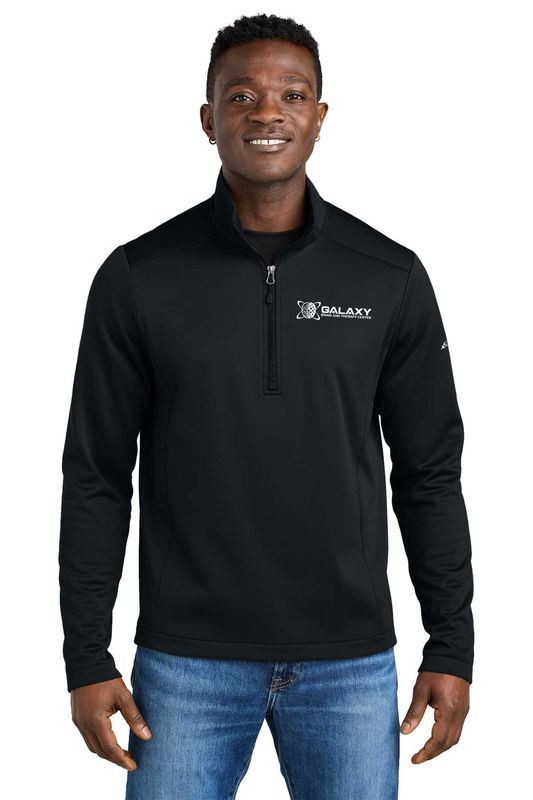 Eddie Bauer Smooth Mid Layer Fleece 1/2-Zip- Black, Iron Gate, Navy